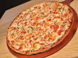 Pizza con camarón