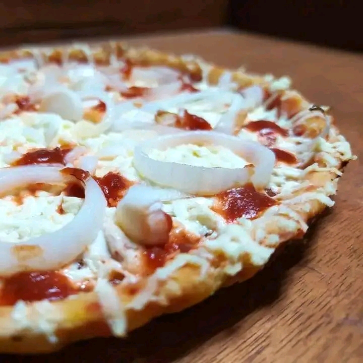 Pizza con cebolla