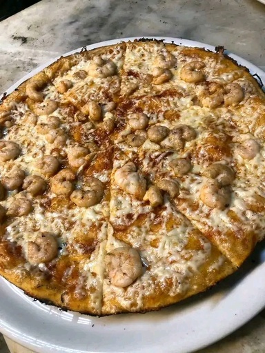Pizza con  aceituna