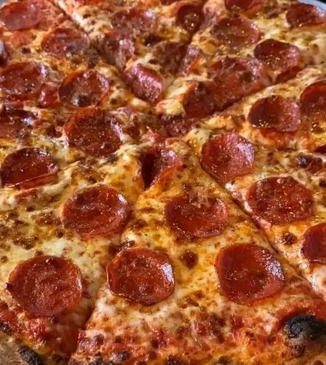 Pizza con  chorizo
