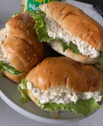 Pan con mayonesa