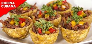 Tostones rellenos   