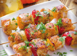 Brocheta de pollo