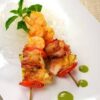 Brocheta de camarón