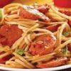 Espaguetis con chorizo